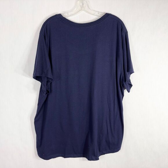 Plus Sz 4X Tee Top Blue I Love Jesus But I Cuss a Little Christian Southern‎ 605 - Picture 2 of 7